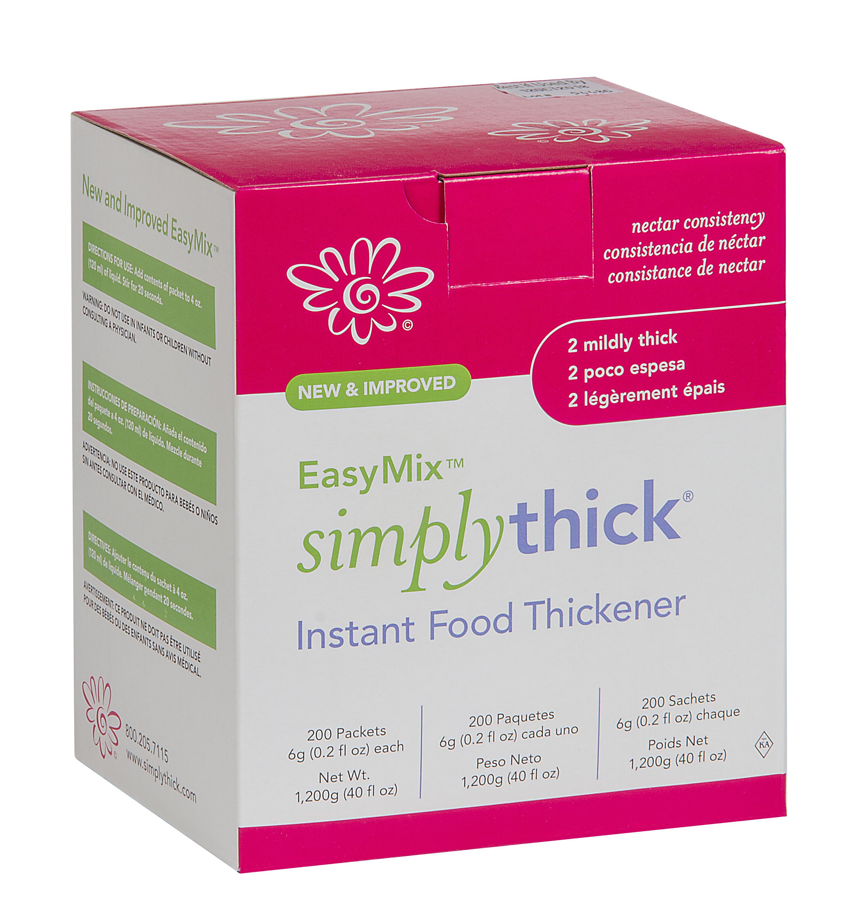 SimplyThick Mix Gel 6 gramos / Caja de 200
